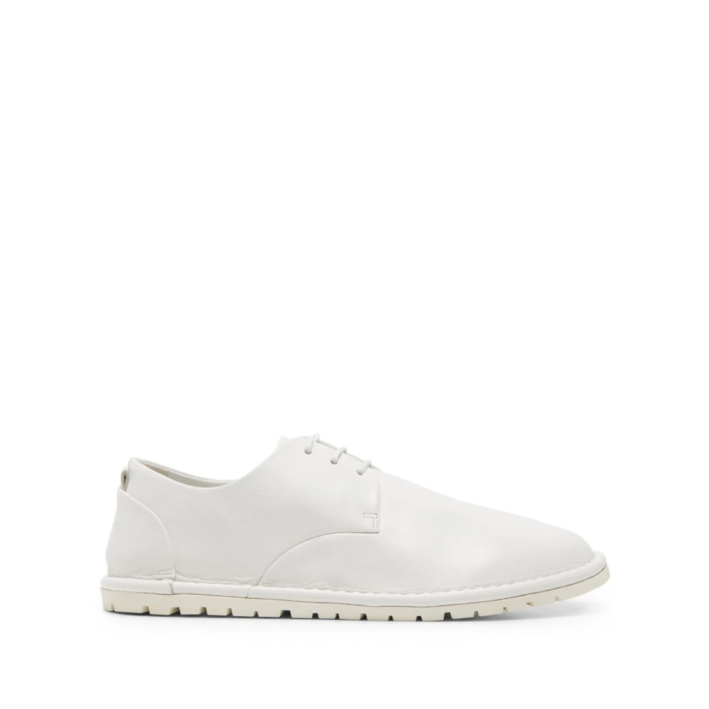 Marsell Men's White Laced Shoes, 6 Uk, Flat Shoes