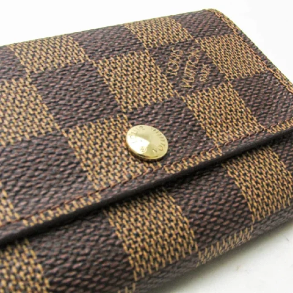 Louis Vuitton Vintage Pre-owned Fabric key-holders Brown Dames