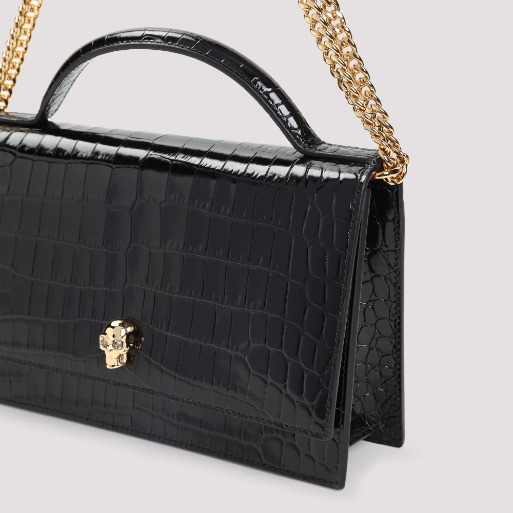 alexander mcqueen Zwarte Schoudertas voor Vrouwen Black Dames