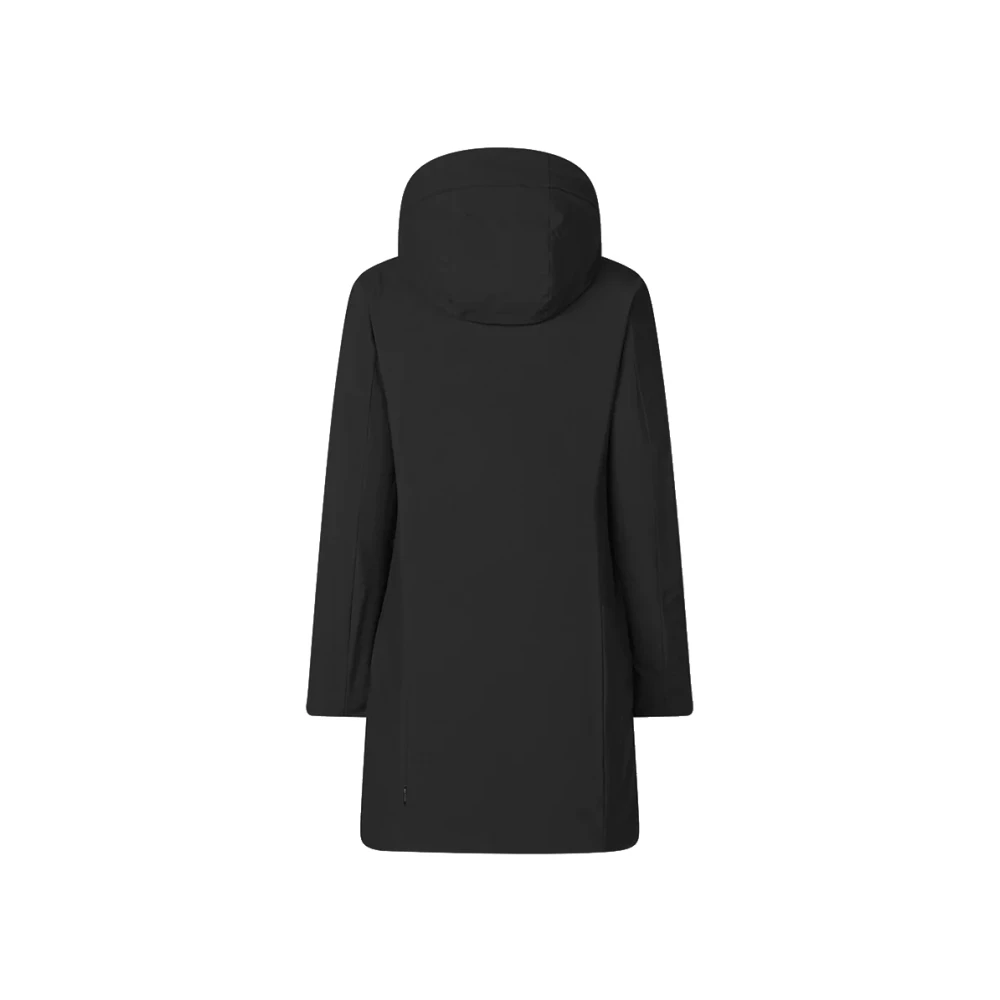 Save The Duck Zwarte Winterparka met Thermische Vulling Black Dames