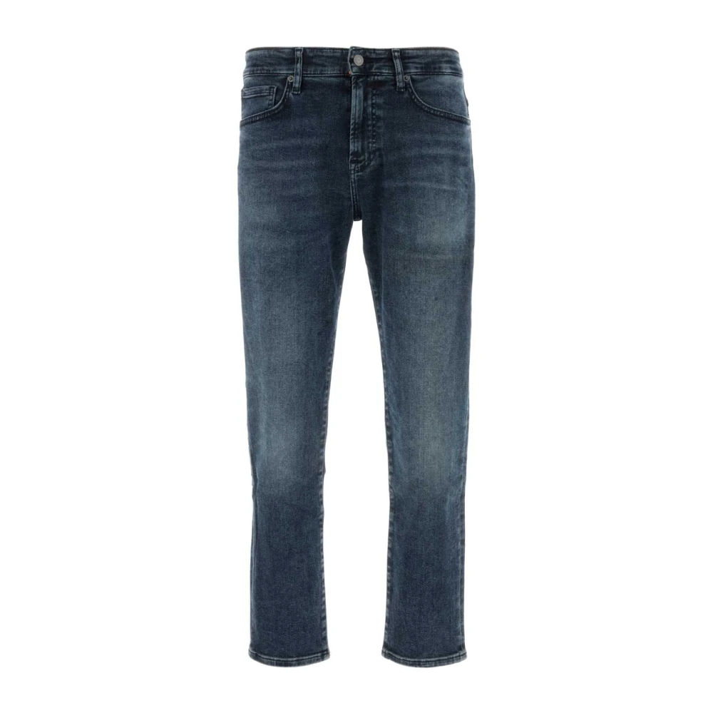 Boss Stretch Denim Jeans Blue Heren