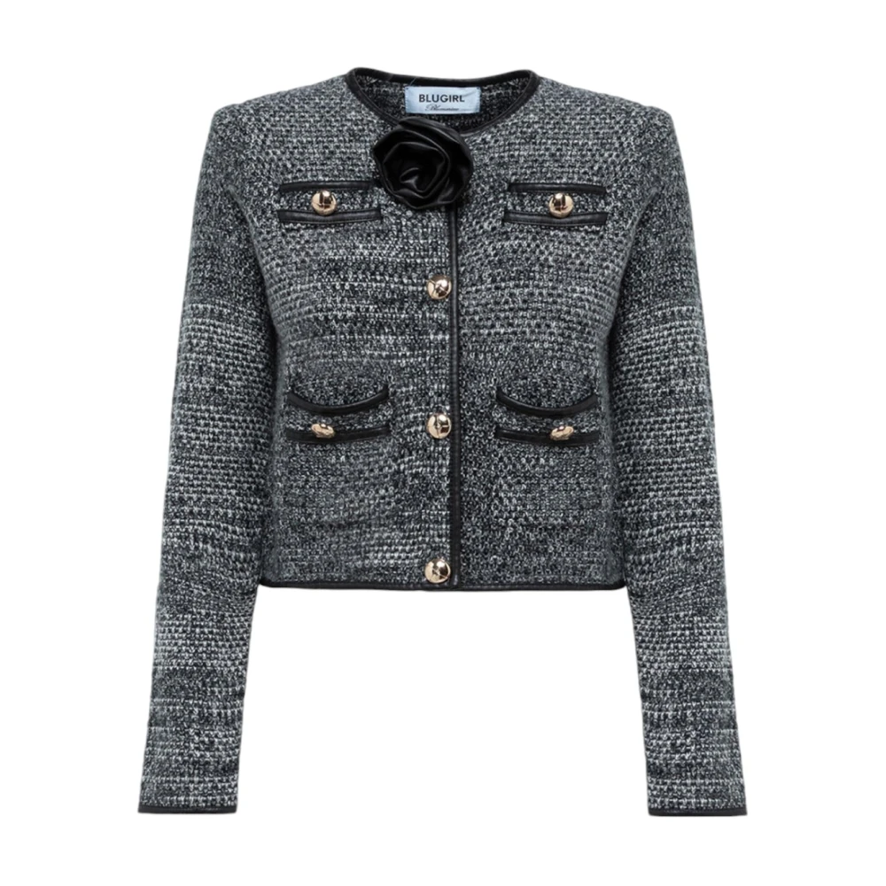 Blugirl Stijlvolle Gebreide Top Black Dames