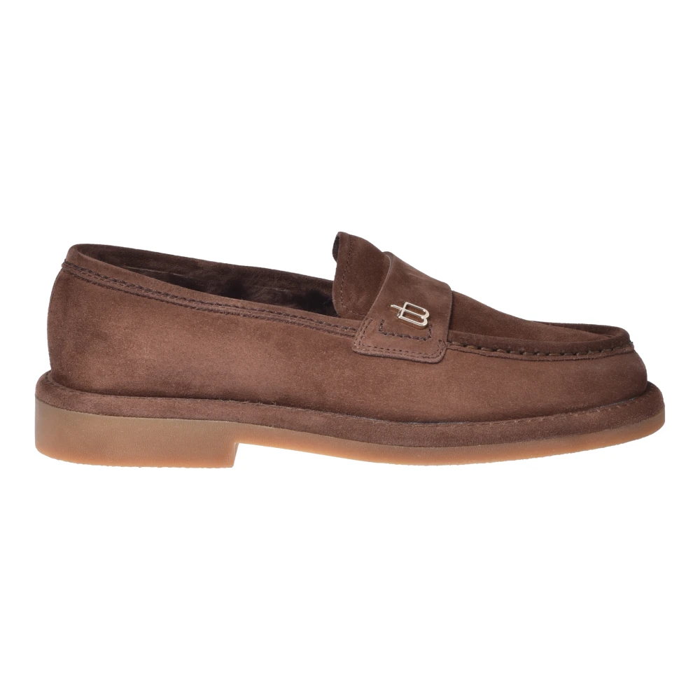 Baldinini Femme Beige Chaussures, Taille: 41 Eu Mocassins En Daim