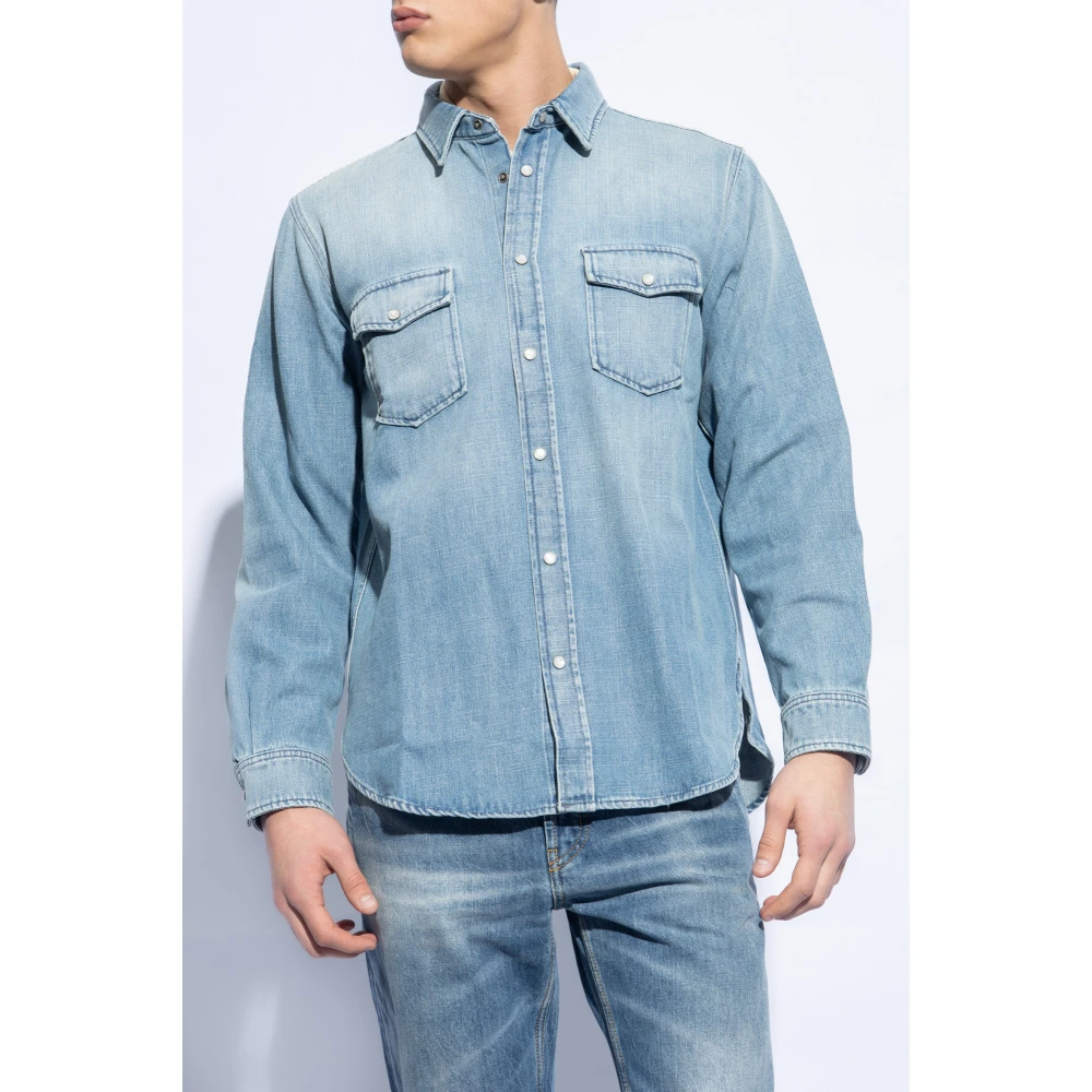 Saint Laurent Denim overhemd Blue Heren