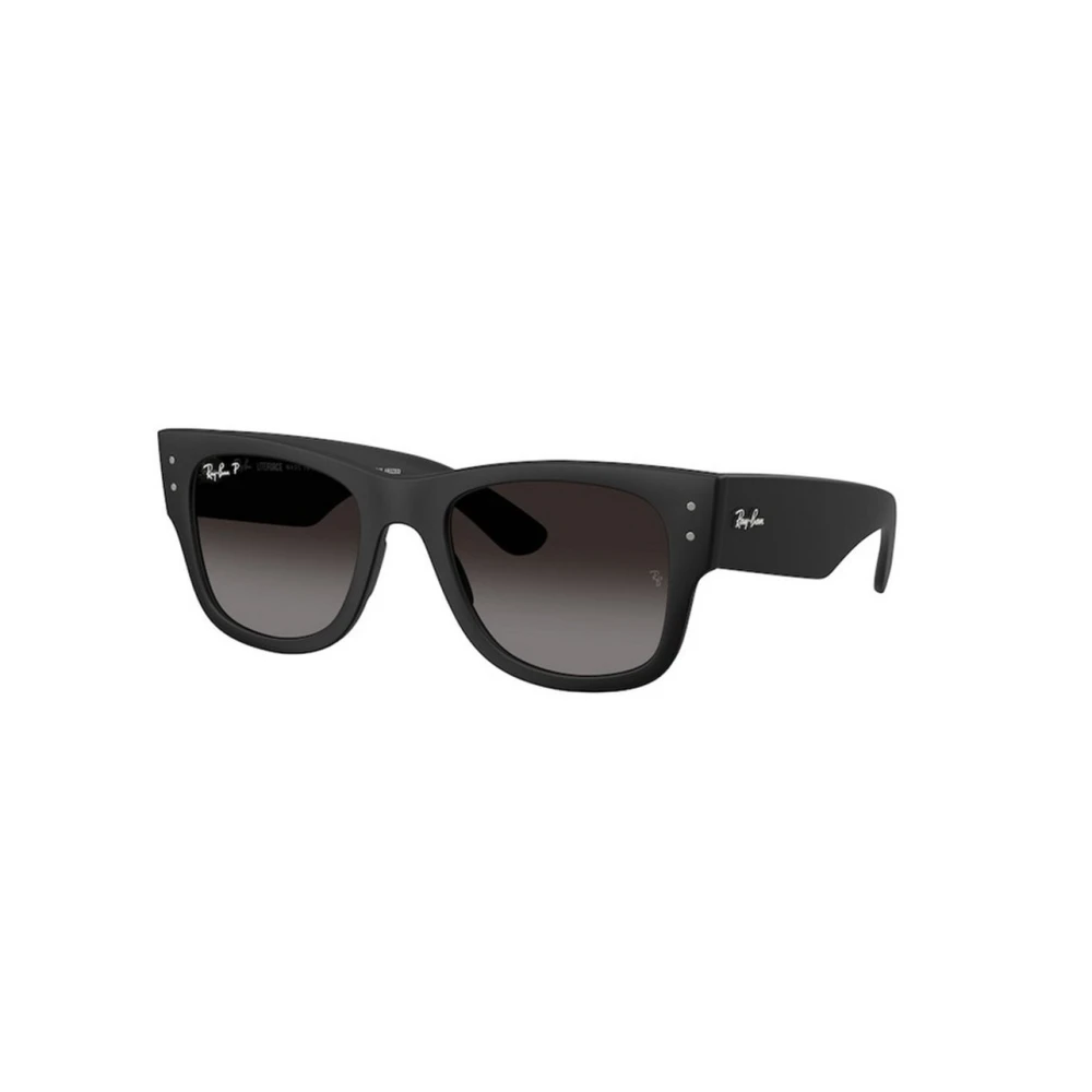 Ray - Ban Unisex Grey Ray - Ban Rb4840s 601St3 Sunglasses Peek Black Squared Polarized - Image 4