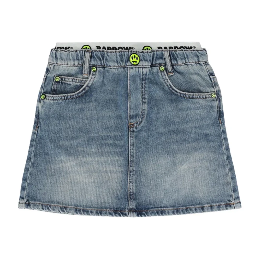 Barrow Unisex Kids Blue Kids Skirts, 6 Y, Gonna In Denim