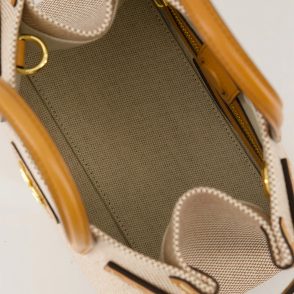 Valentino Garavani Beige Canvas Antibes Tas Beige Dames