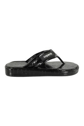 Croco-märkta Flip Flop