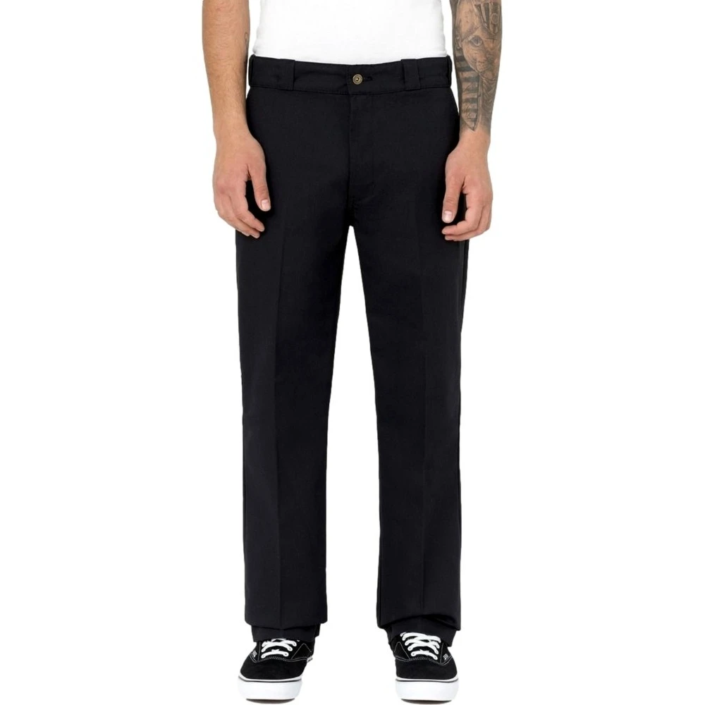 Pantaolini Dritti Dickies Work Pant Uomo Nero Taglia 30 - Immagine 2