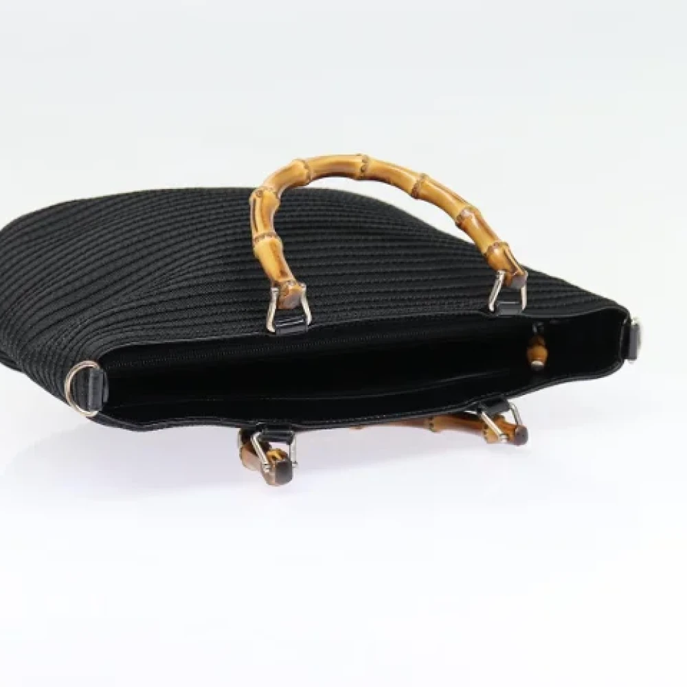 Gucci Vintage Pre-owned Nylon handbags Black Dames