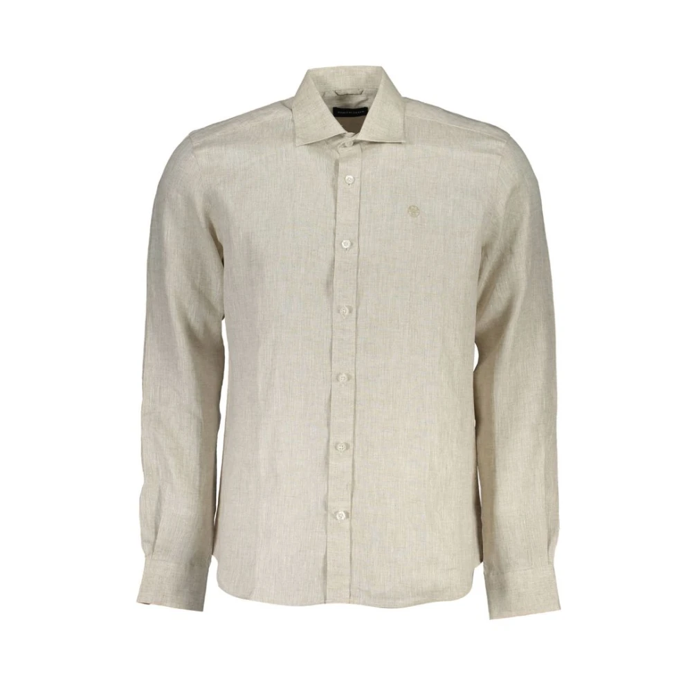 North Sails Men's Beige Linen Shirt