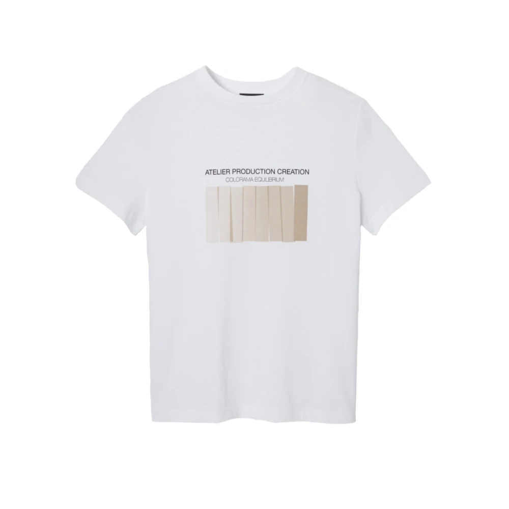 A.p.c. Casual Katoenen T-shirt White Heren