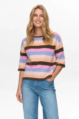 Nuriette Stripy SS Pullover