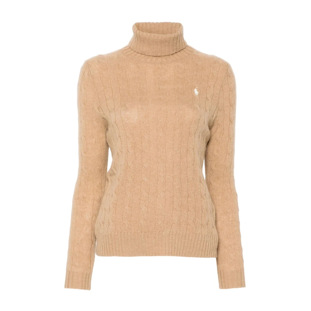 Polo Ralph Lauren Women's Brown Camel Sweater Aw25 Fashion
