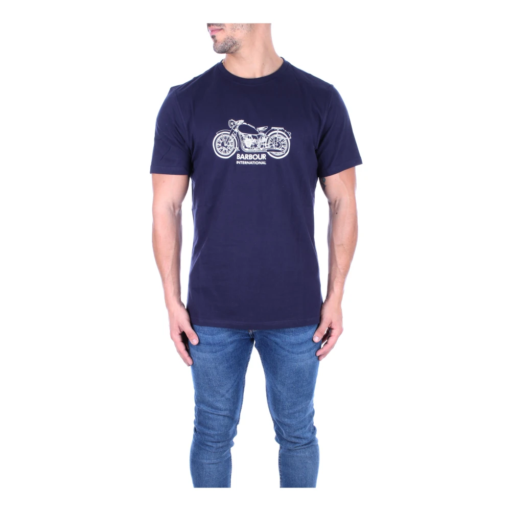 Barbour International T-shirts en Polos Blue Heren