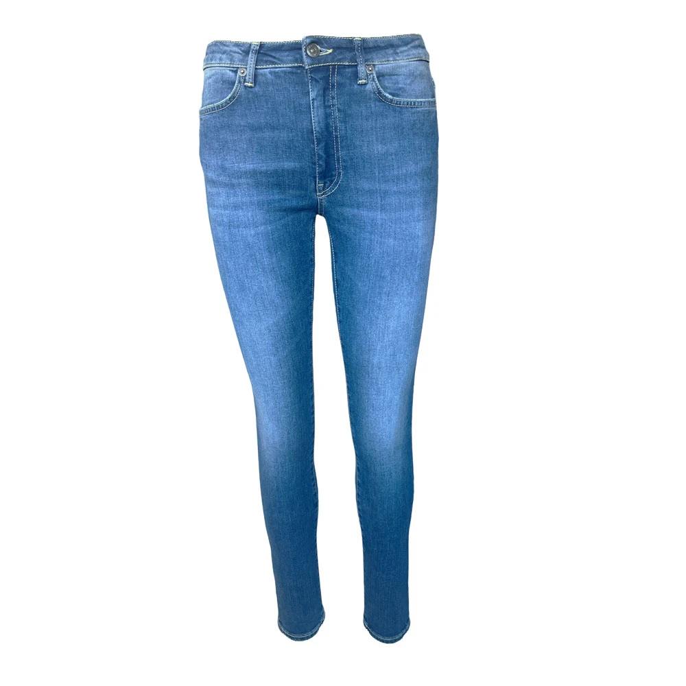 Dondup Super Skinny Fit Jeans Blue Dames