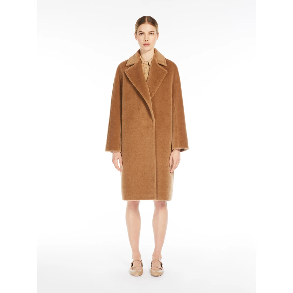 Max Mara Studio Kameel Sidney Modieuze Dameskleding Brown Dames