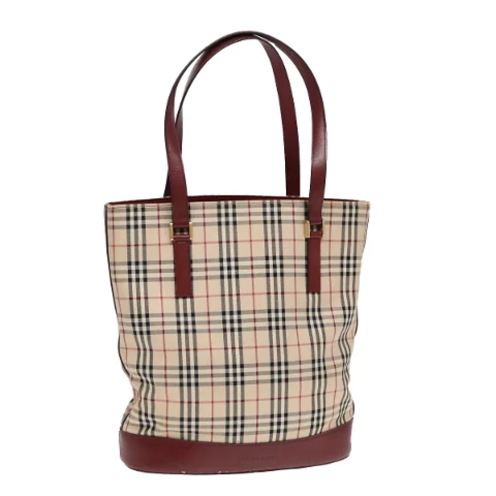 Burberry Vintage Pre-owned Canvas totes Beige Dames
