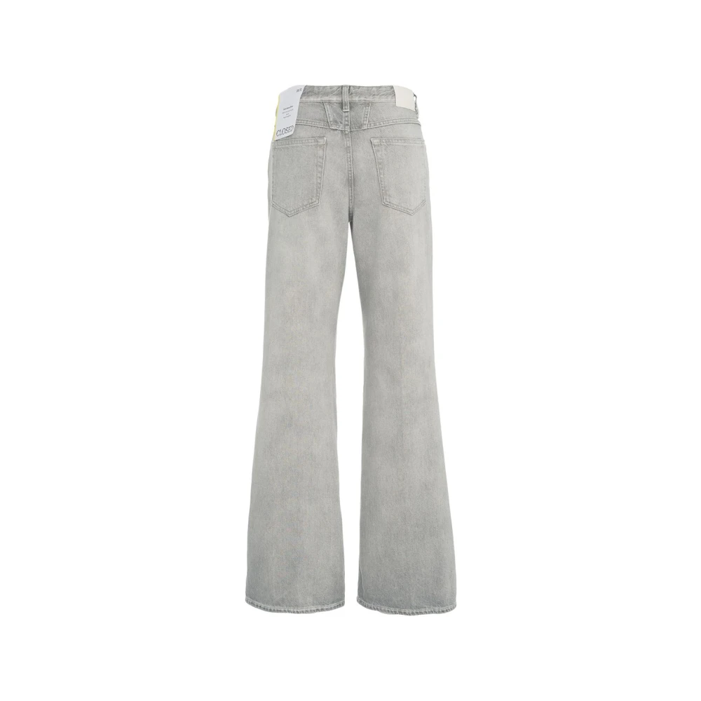 closed Grijze Wide Leg Jeans Elegante Stijl Gray Dames