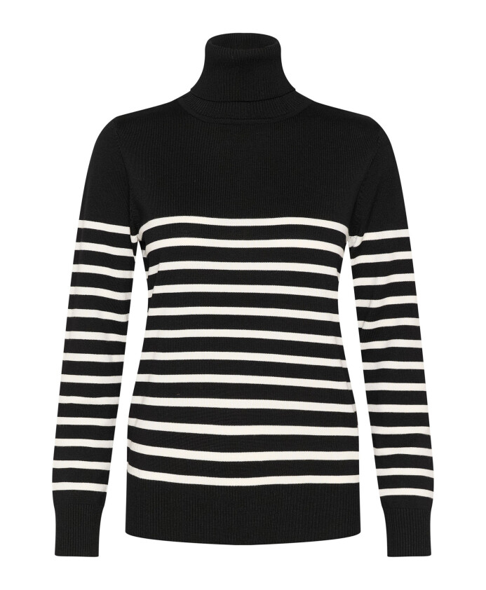 gestreepte-rollneck-pullover-trui-zwart