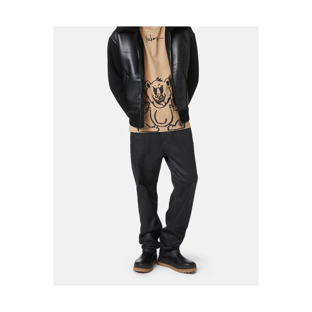 Iceberg T-shirt met korte mouwen met logo en print Brown Heren