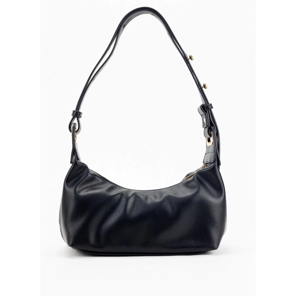 Love Moschino Logo Back Crossbody Tas Black Dames