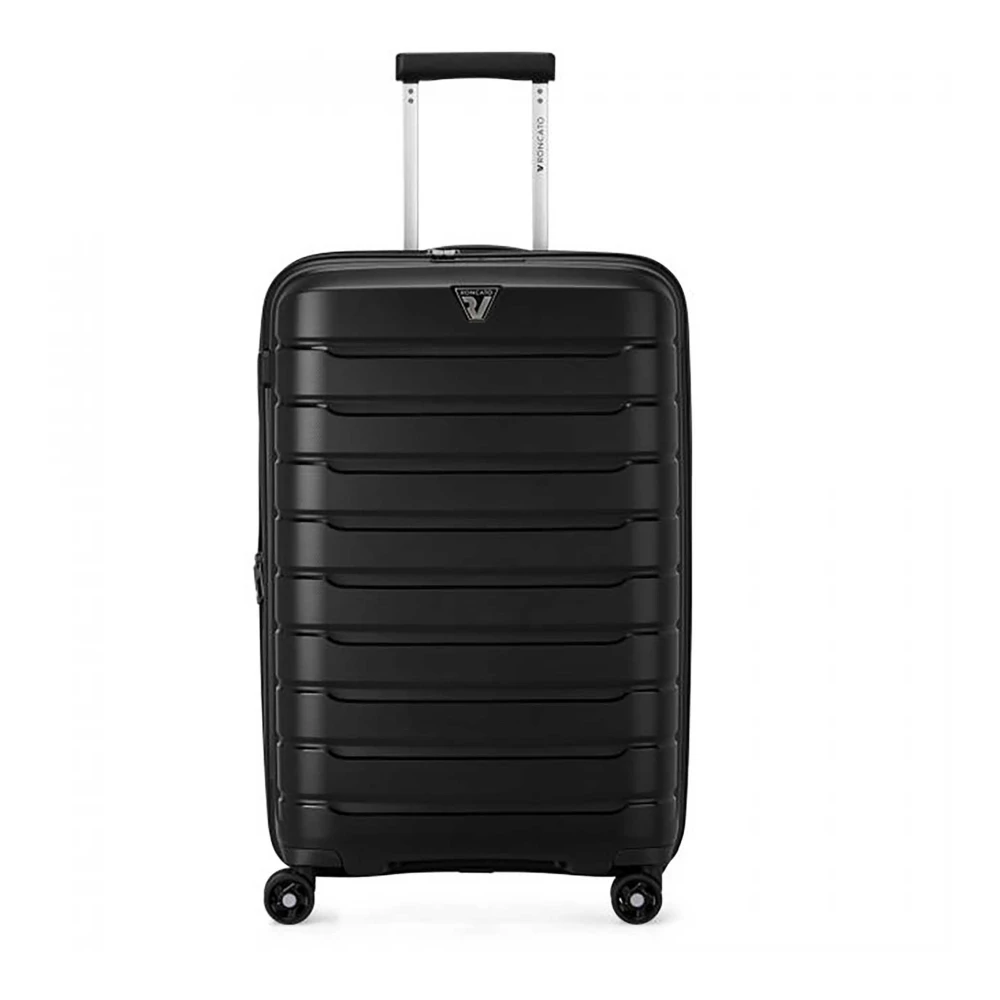 Roncato Butterfly Uitbreidbare Trolley Koffer Black Unisex