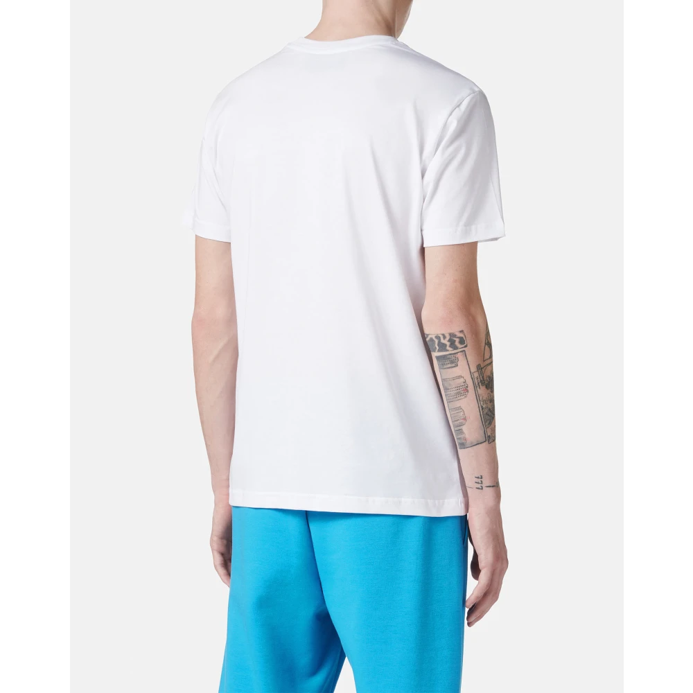 Iceberg Klassiek wit regular fit wit katoenen jersey t-shirt White Heren