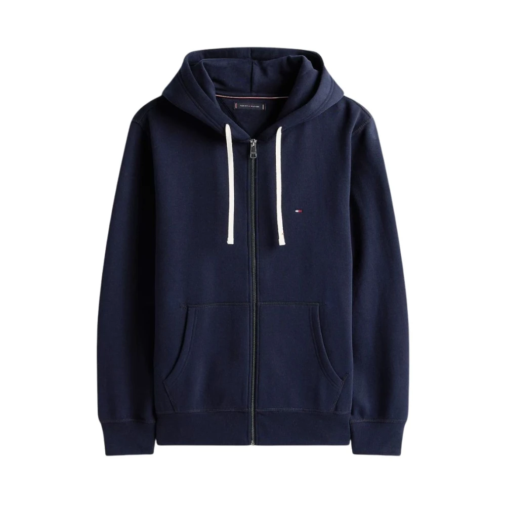 Tommy Hilfiger Men's Blue Fleece Zip-Thru Hoody - Zip-Throughs - 2XL - Sweatshirts & Hoodies