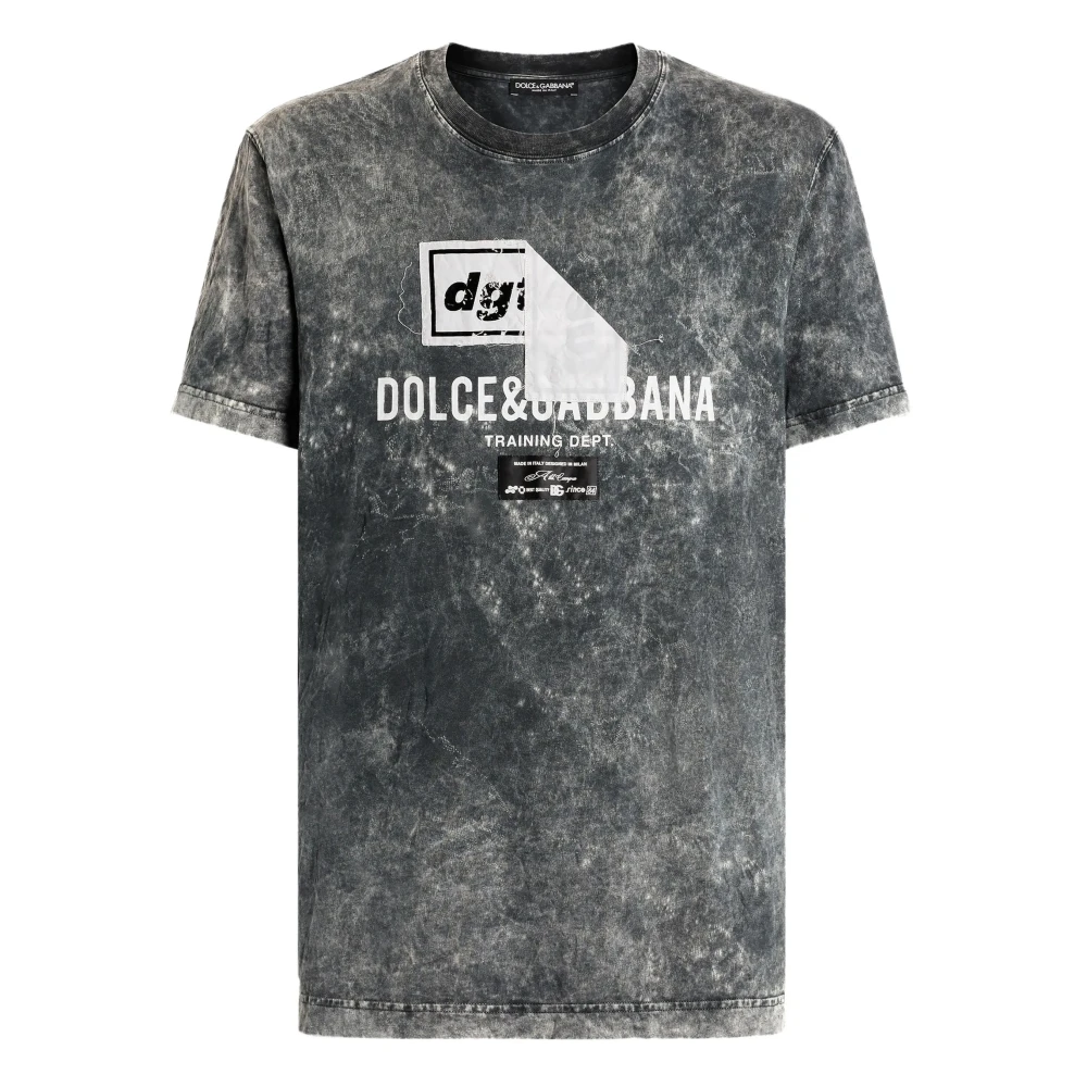 Dolce & Gabbana Men's Gray T-Shirts, L, T-Shirt