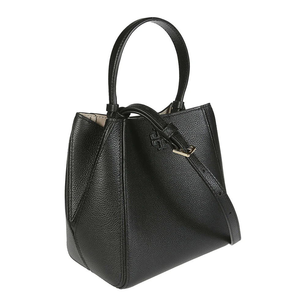 TORY BURCH Stijlvolle Bucket Tas Black Dames
