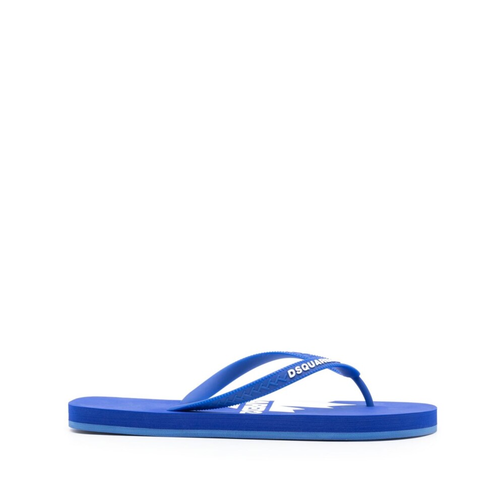 サンダル DSQUARED2 Men Sandals Blue FFM000117200001 3073 Dsquared2 Flip Flops & Sliders • Shop Flip Flops & Sliders