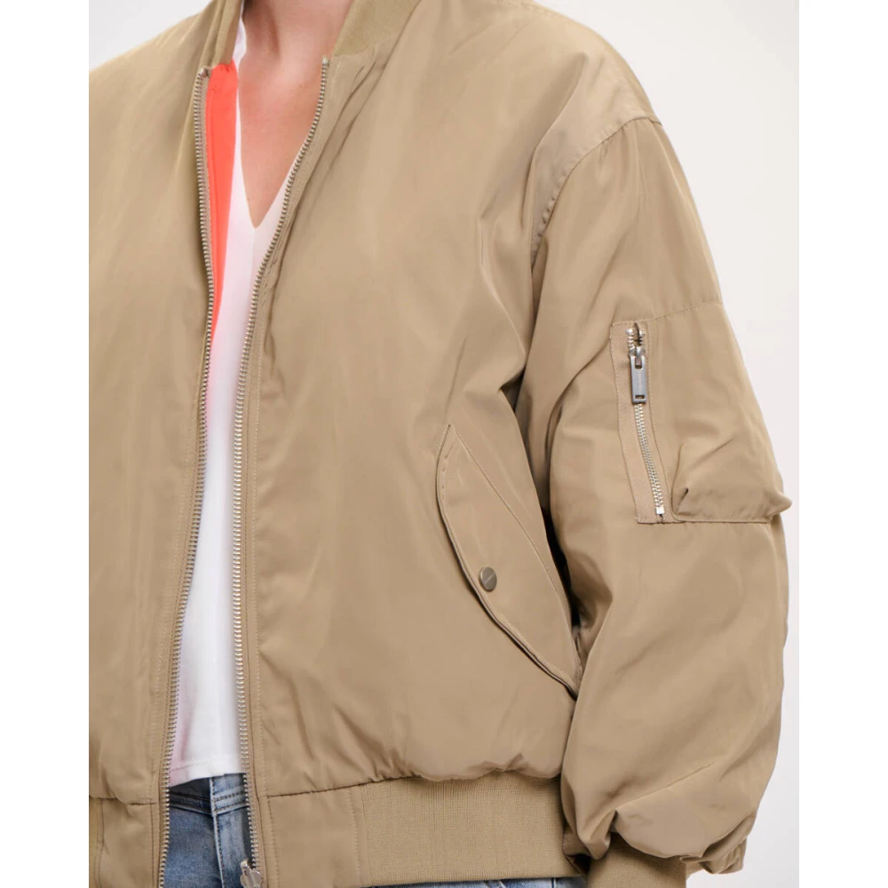 Rino&Pelle Reversible Bomber Jacket Elyn Brown Dames