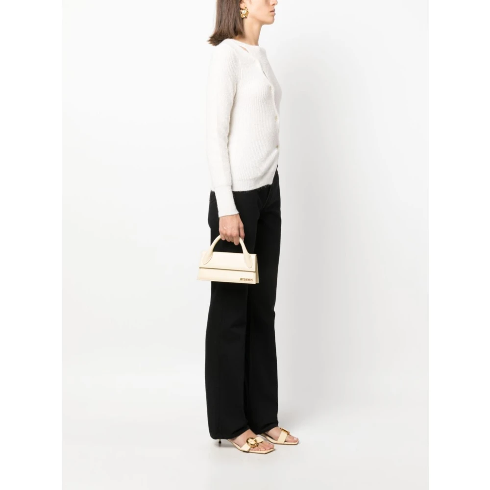 Jacquemus Cropped Trousers Beige Dames