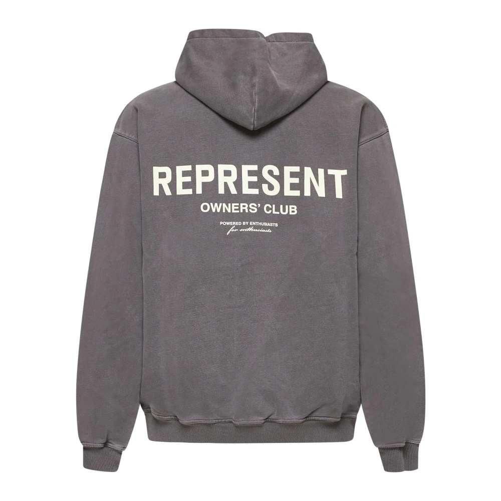 Represent Club Hoodie Sweaters Gray Heren