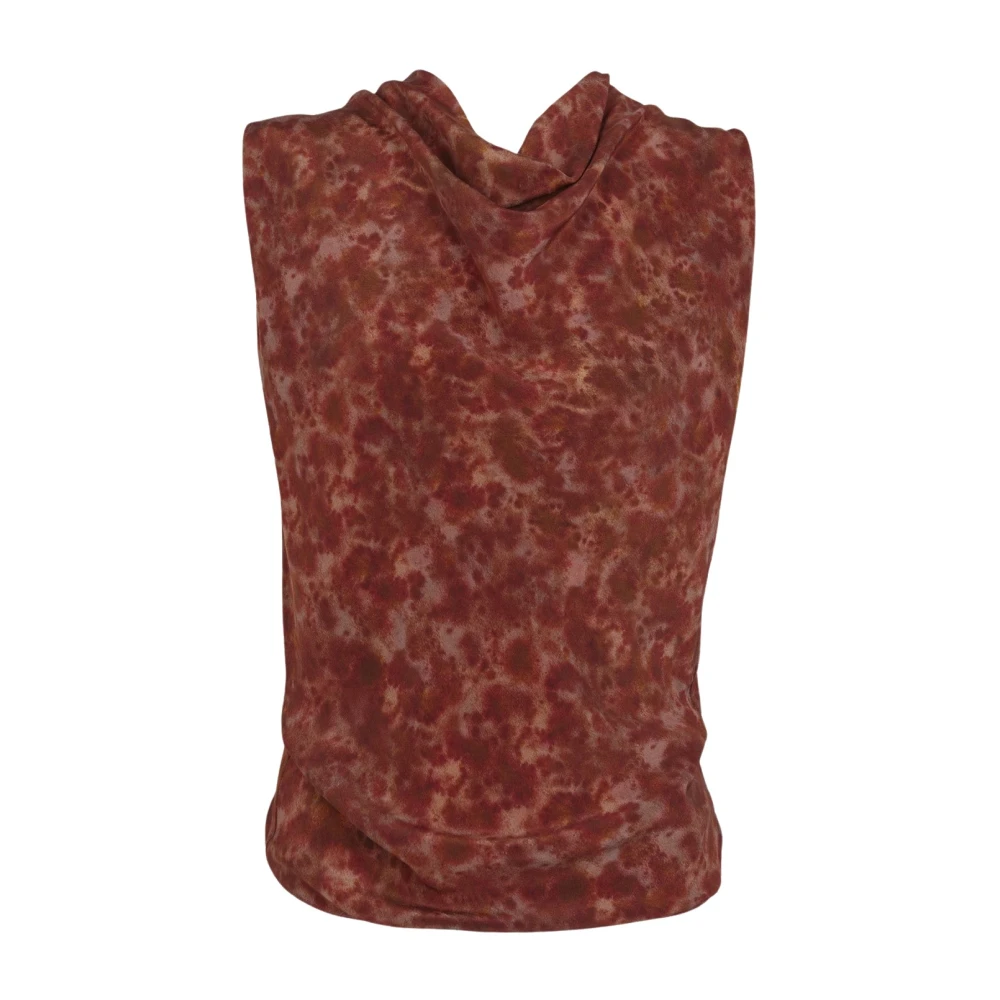 Cortana Red Tops - Female - Sleeveless Tops - Xs - Tops