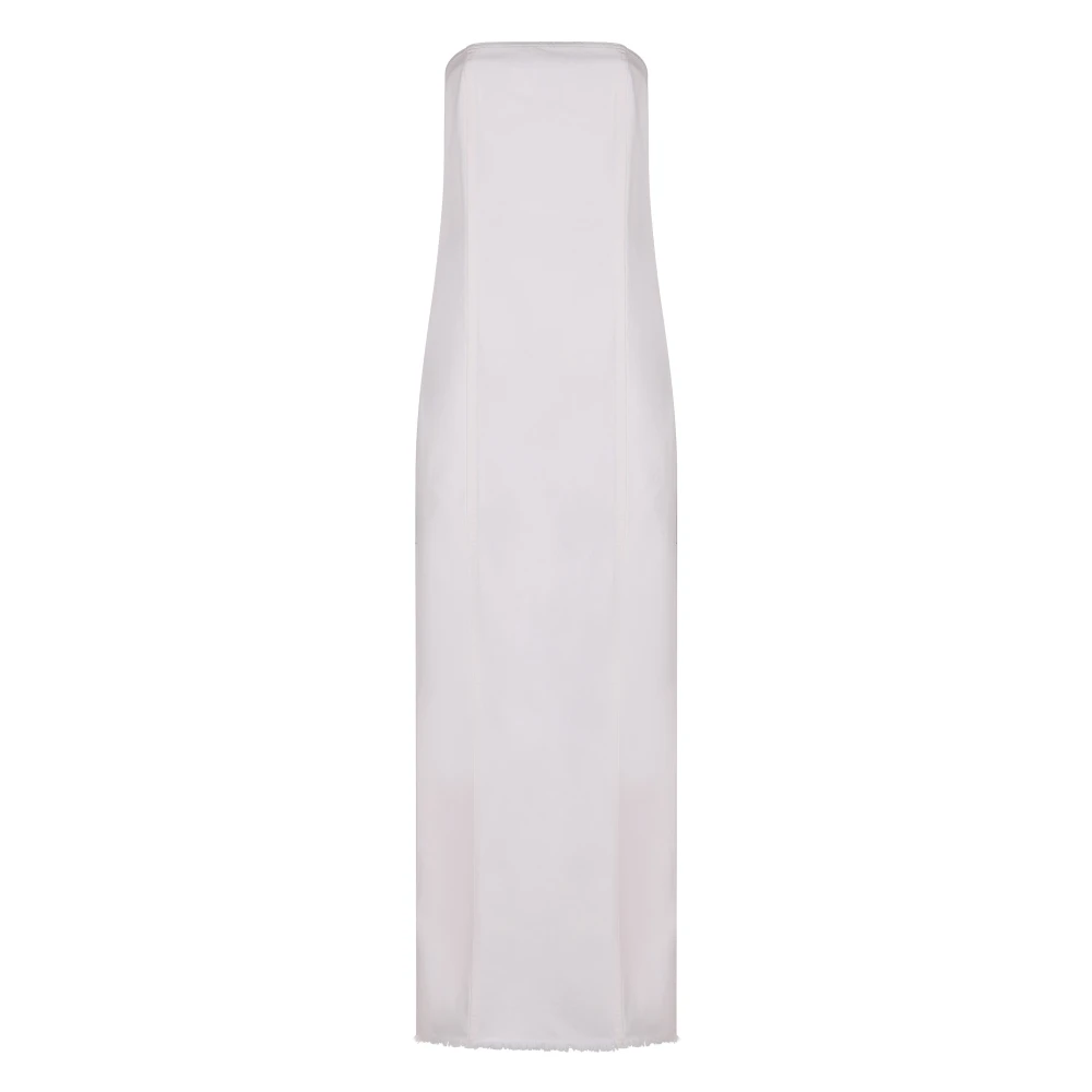 Lois Denim Jurk met Achtersplit White Dames