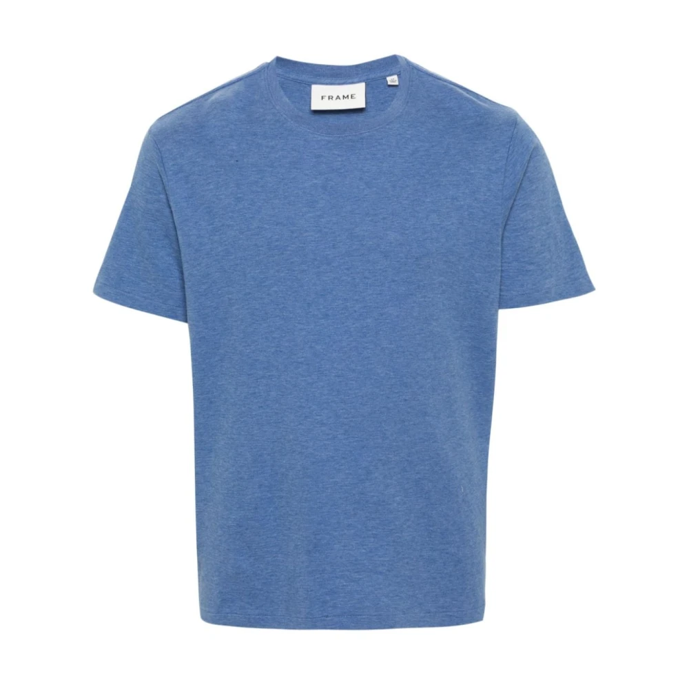 Frame Duo Fold Tee Shirt Blue Heren