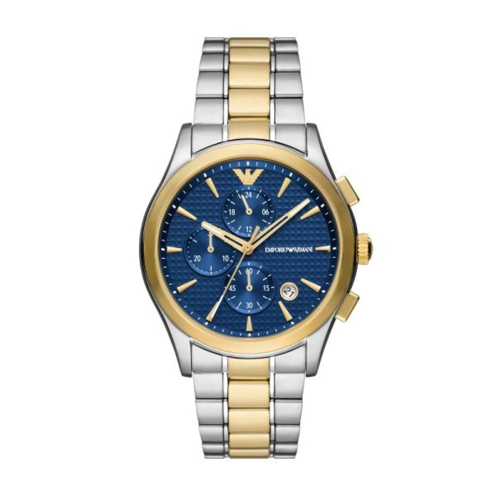 Emporio Armani Mannelijk Grijs Accessoires Heren, One Size, Horloge