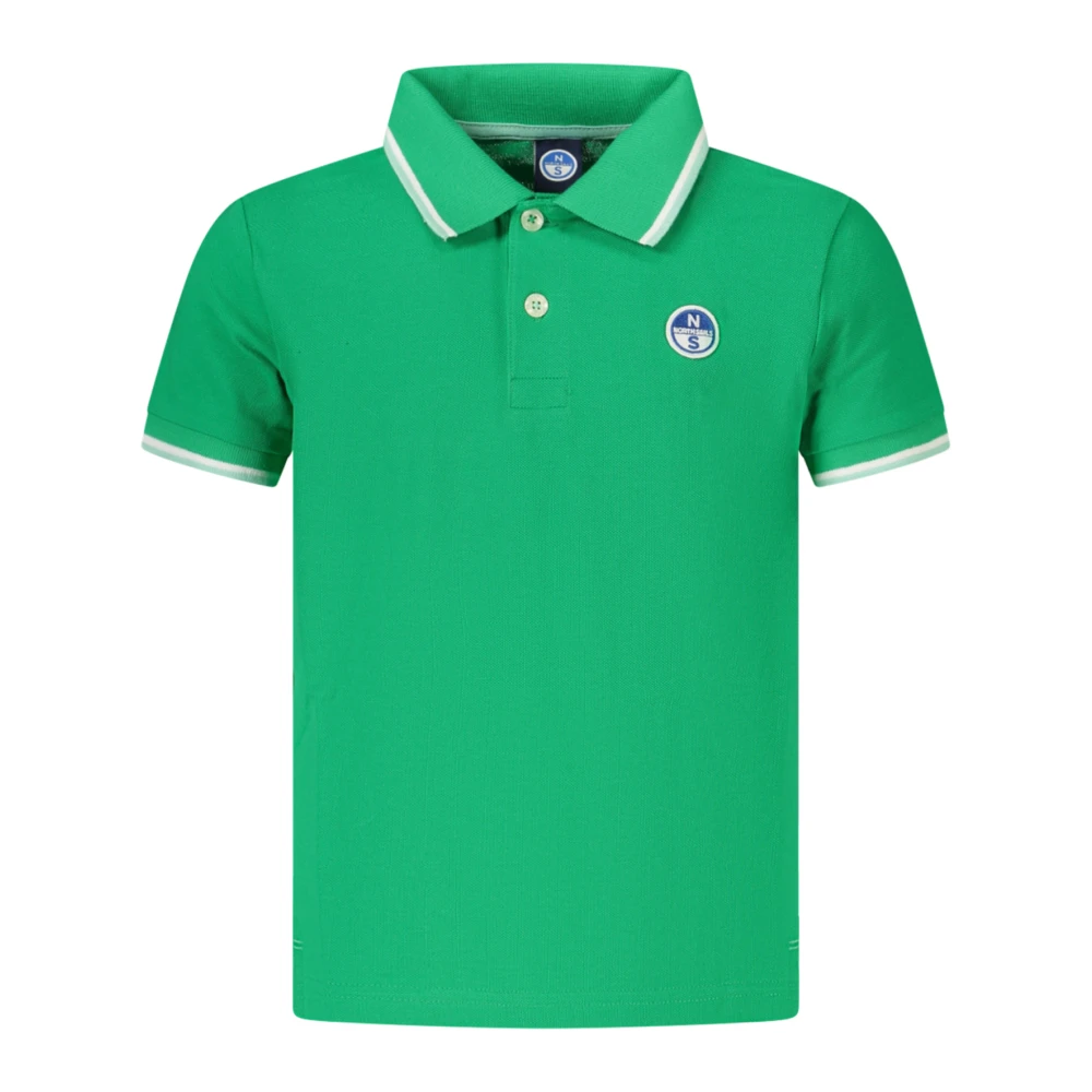 North Sails , Kids Short Sleeve T-Shirts, Unisex, Green, 10 Y, Short-Sleeved Polo Shirt