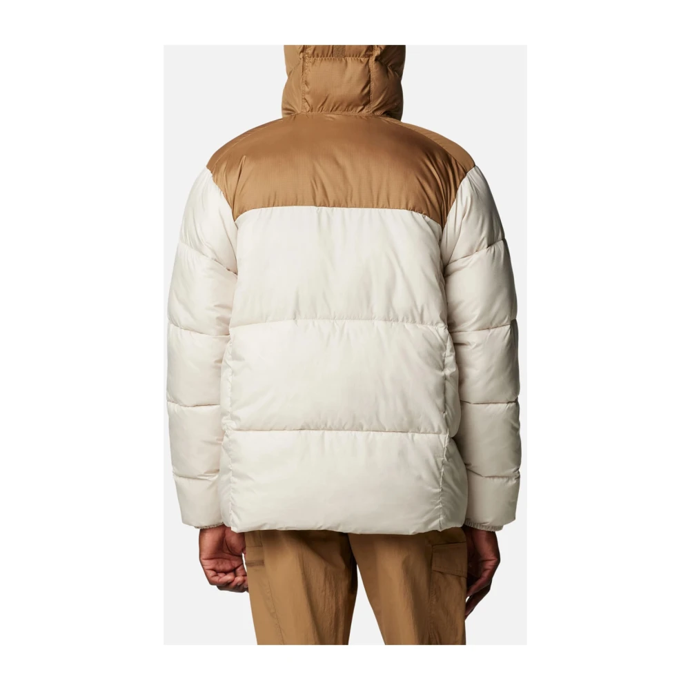 Columbia Capuchonjas voor mannen White Heren