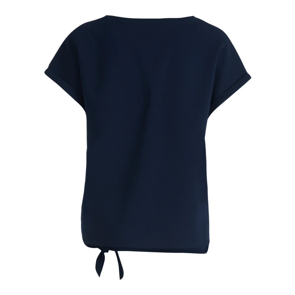 Betty Barclay Casual Halfarm Shirt met Strik Beige Dames