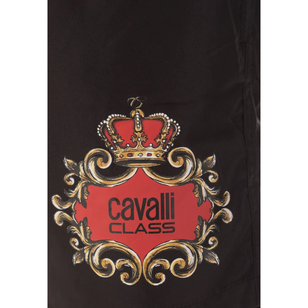 Just Cavalli Mannen Logo Kostuum Black Heren