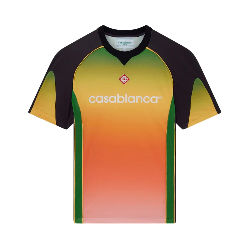 Casablanca Voetbal T-Shirt Modello Multicolor Heren