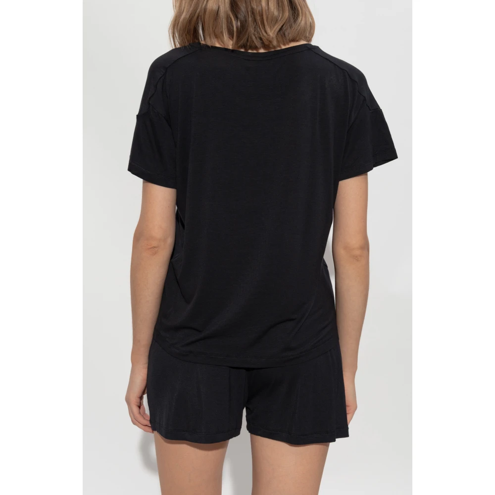 Emporio Armani Tweedelige pyjama uit de collectie Black Dames