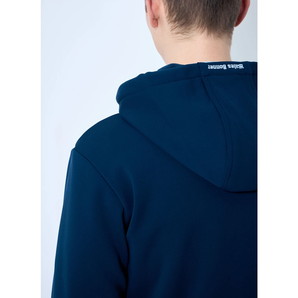 Adidas Logo Zip-Up Hoodie Blue Heren