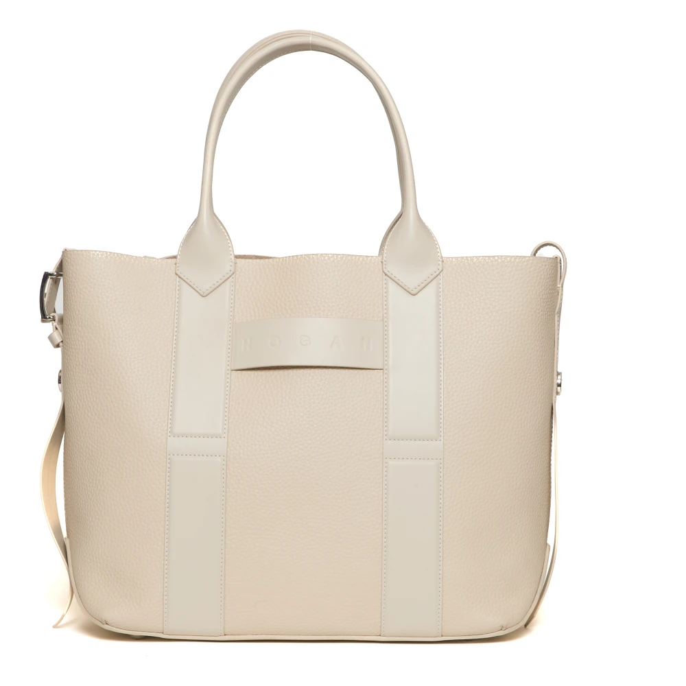 Hogan Ivory Media Shopping Script Beige Dames