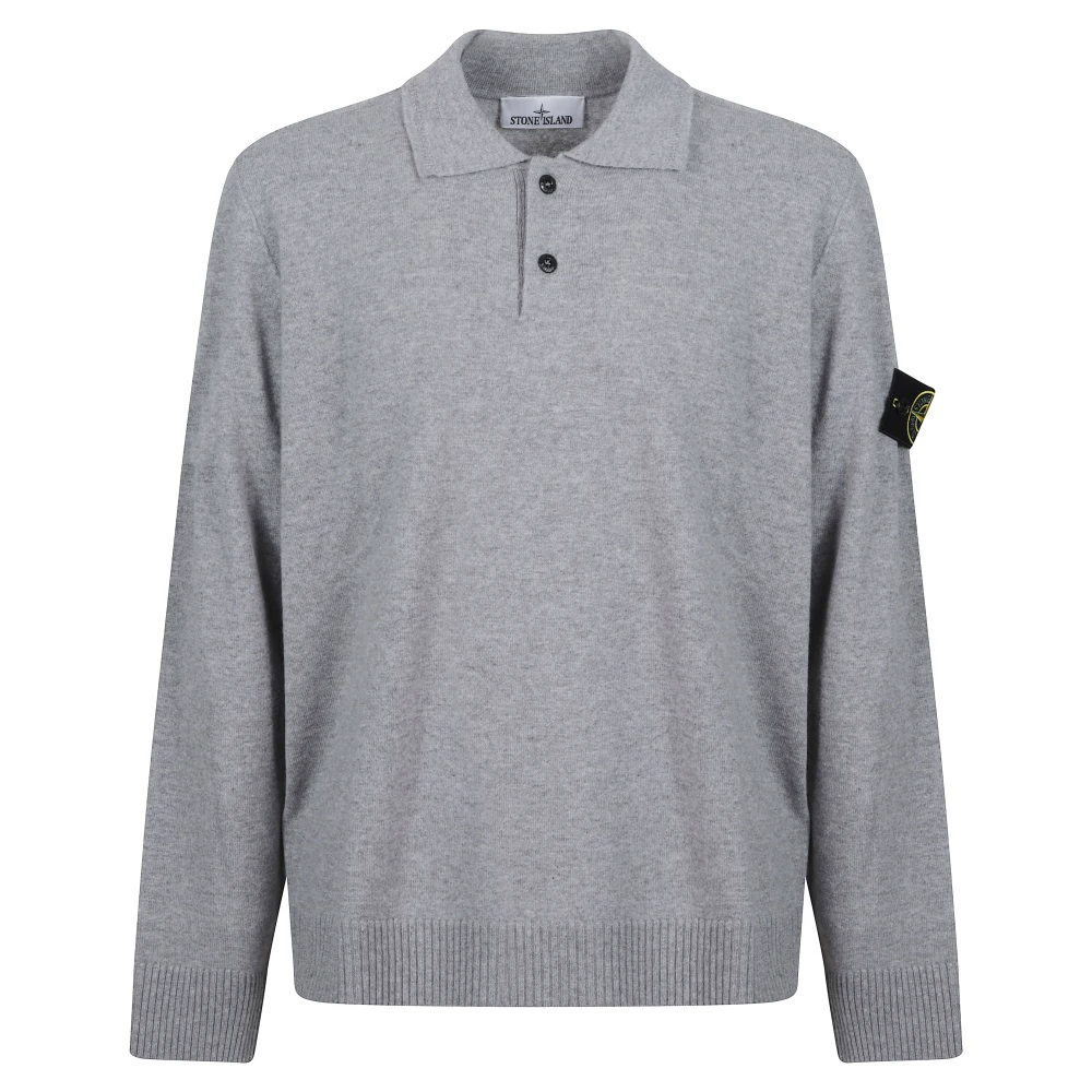 Stone Island Round-Neck Knitwear - Male - Round-Neck Knitwear - Gray - L - Knitwear