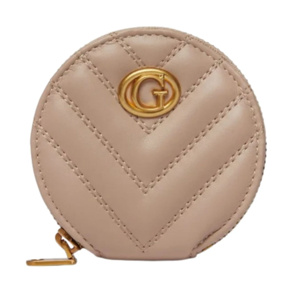 Guess Sleutelhouder Certosa Saffiano Vrouwen Beige Dames