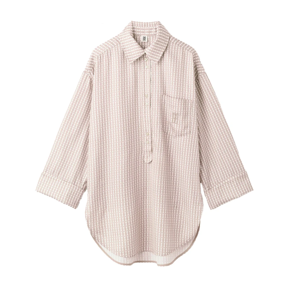By Malene Birger Oversize Wide-Cuff Shirt By Herenne Birger Multicolor Dames